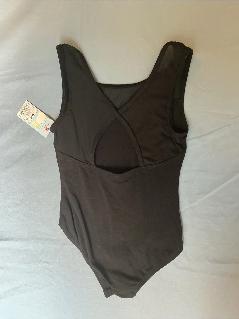 Cat & Jack Girls' Black One-Piece Leotard with Stud Detail size 8